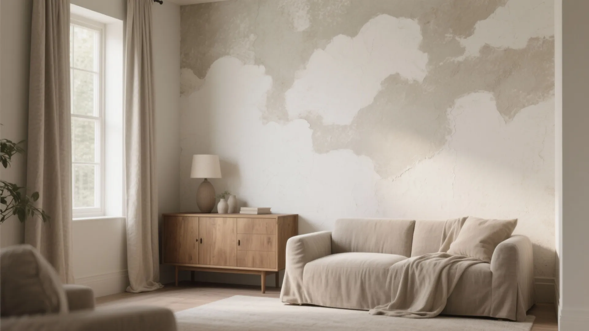 Layered Limewash + Plaster Accents