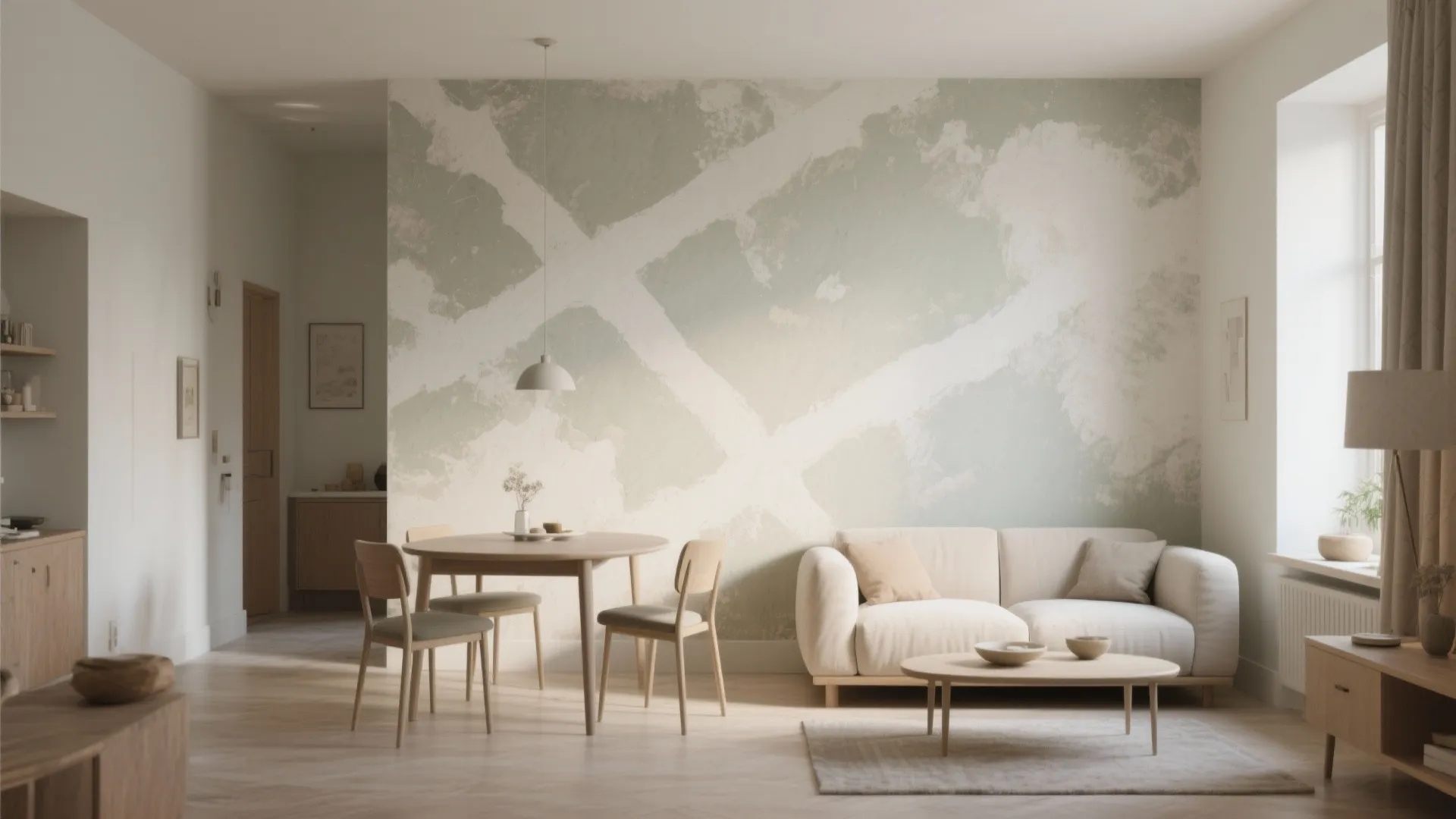 Earthy Limewash-look Putty with Mineral Pigments