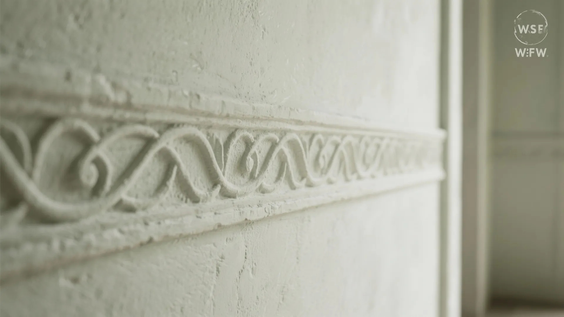 Limewash and Raised Relief Kolam Bands