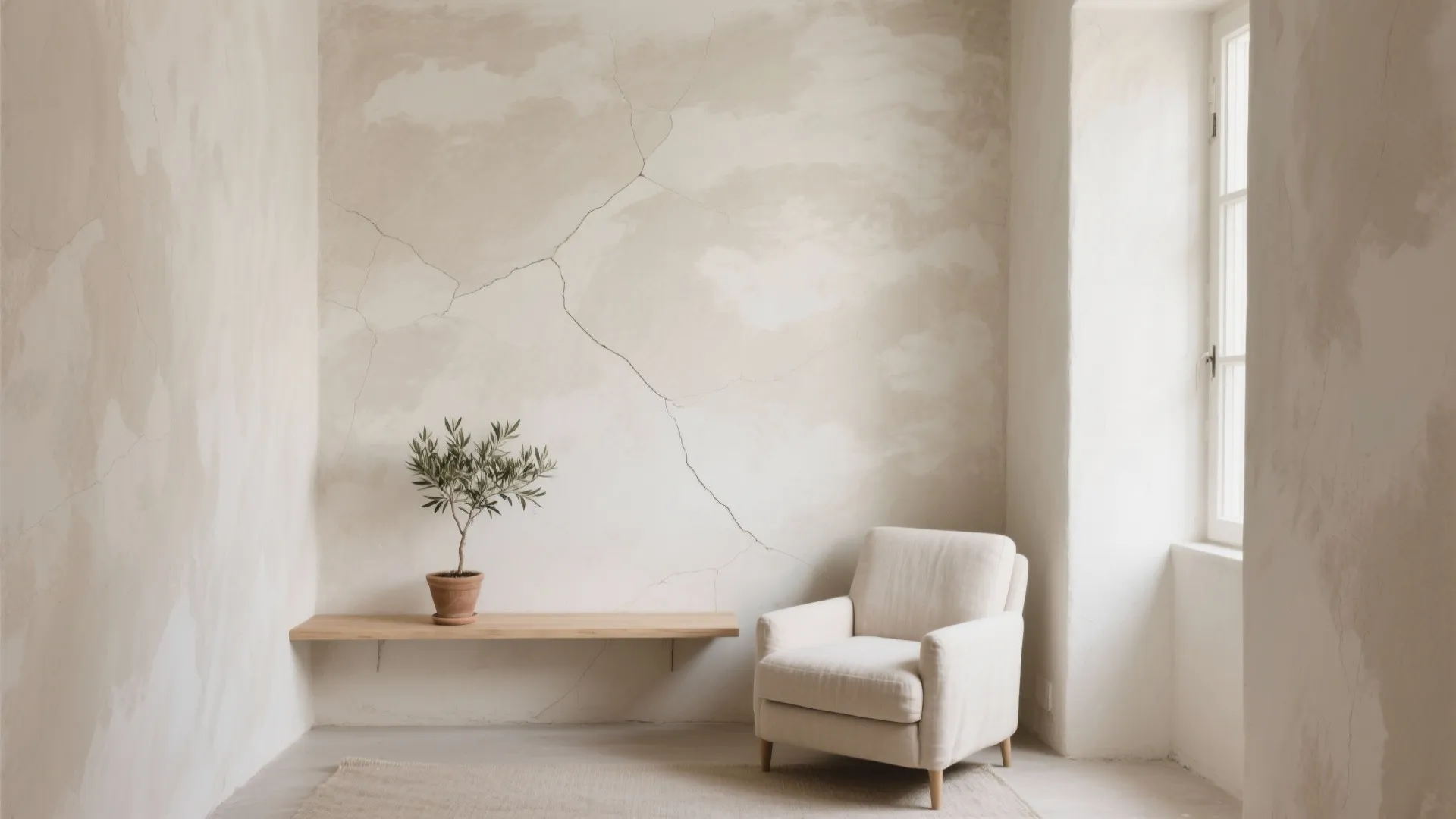 Limewash & Mineral Paint on Imperfect Walls