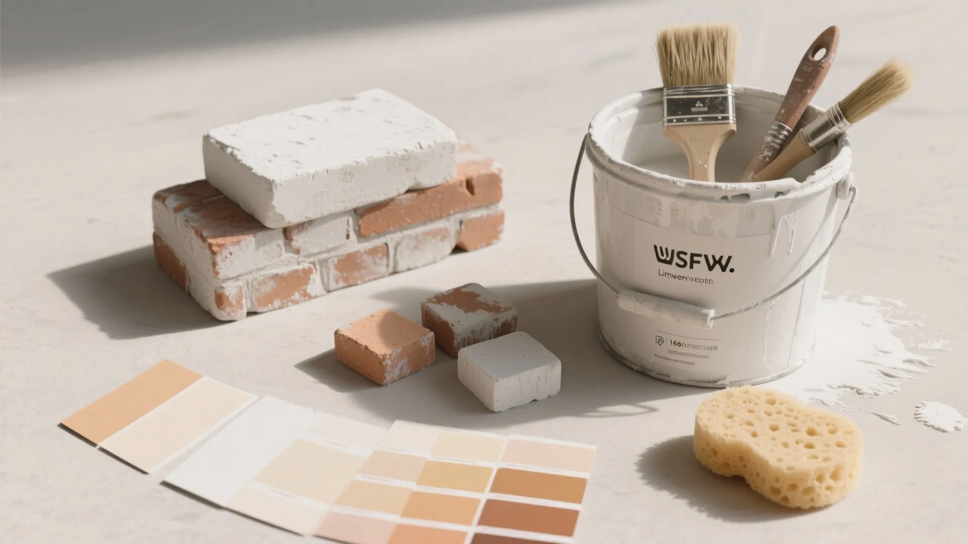 5. Try limewash or stain for a breathable, layered look