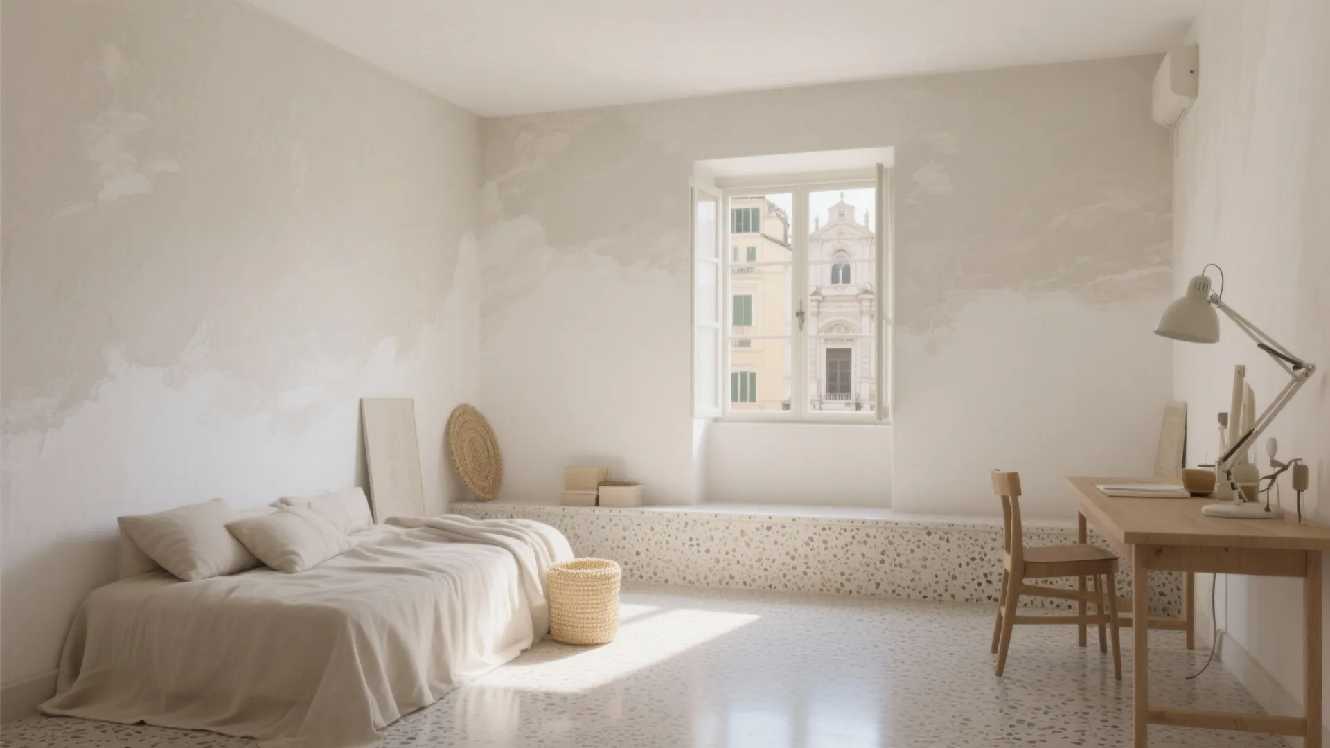 Mediterranean Light with Limewash and Terrazzo