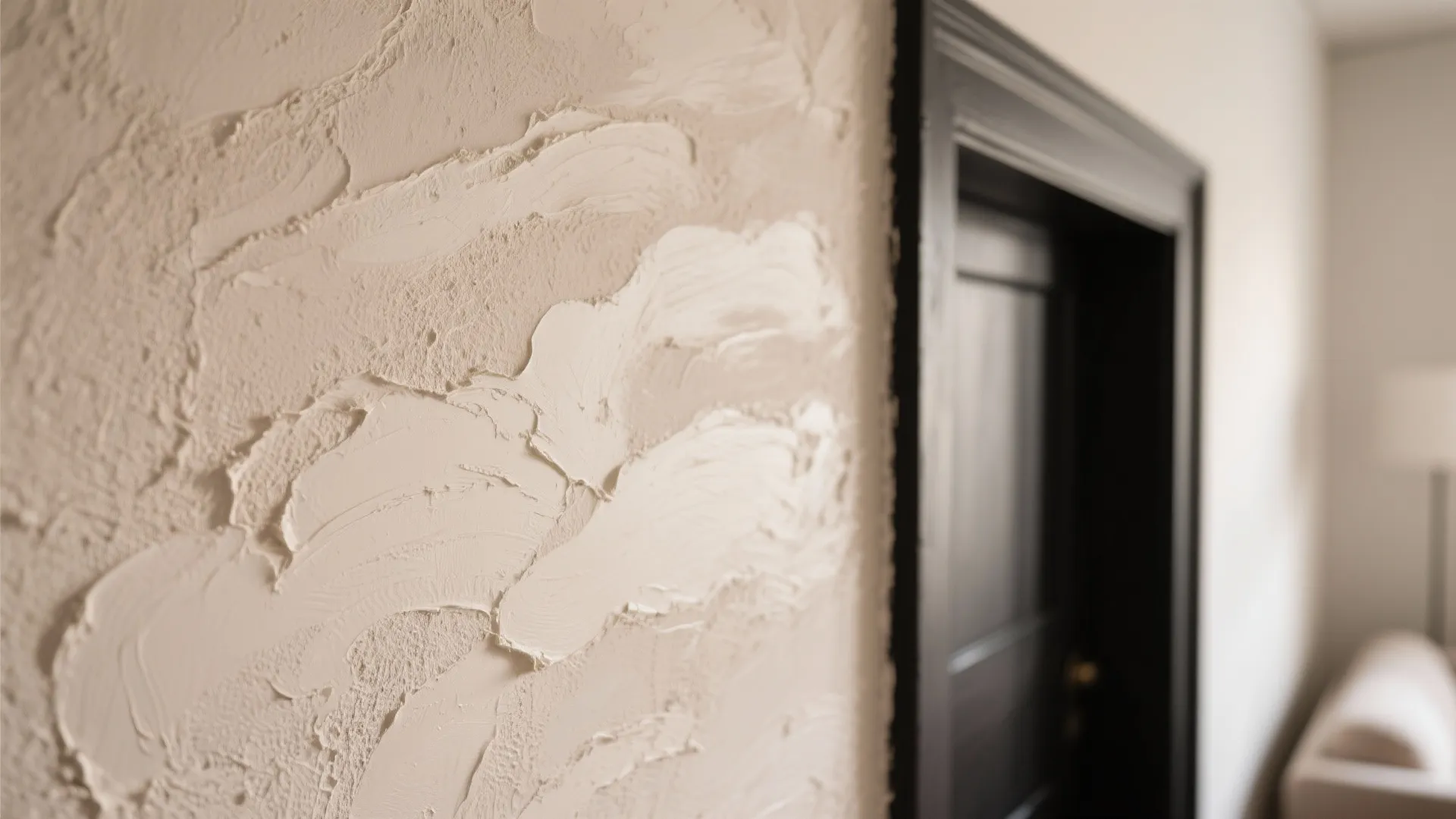 Textured paint accents that add depth