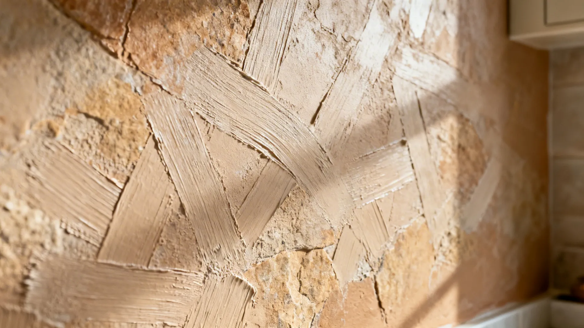 Textured Limewash or Mineral Paint Accent