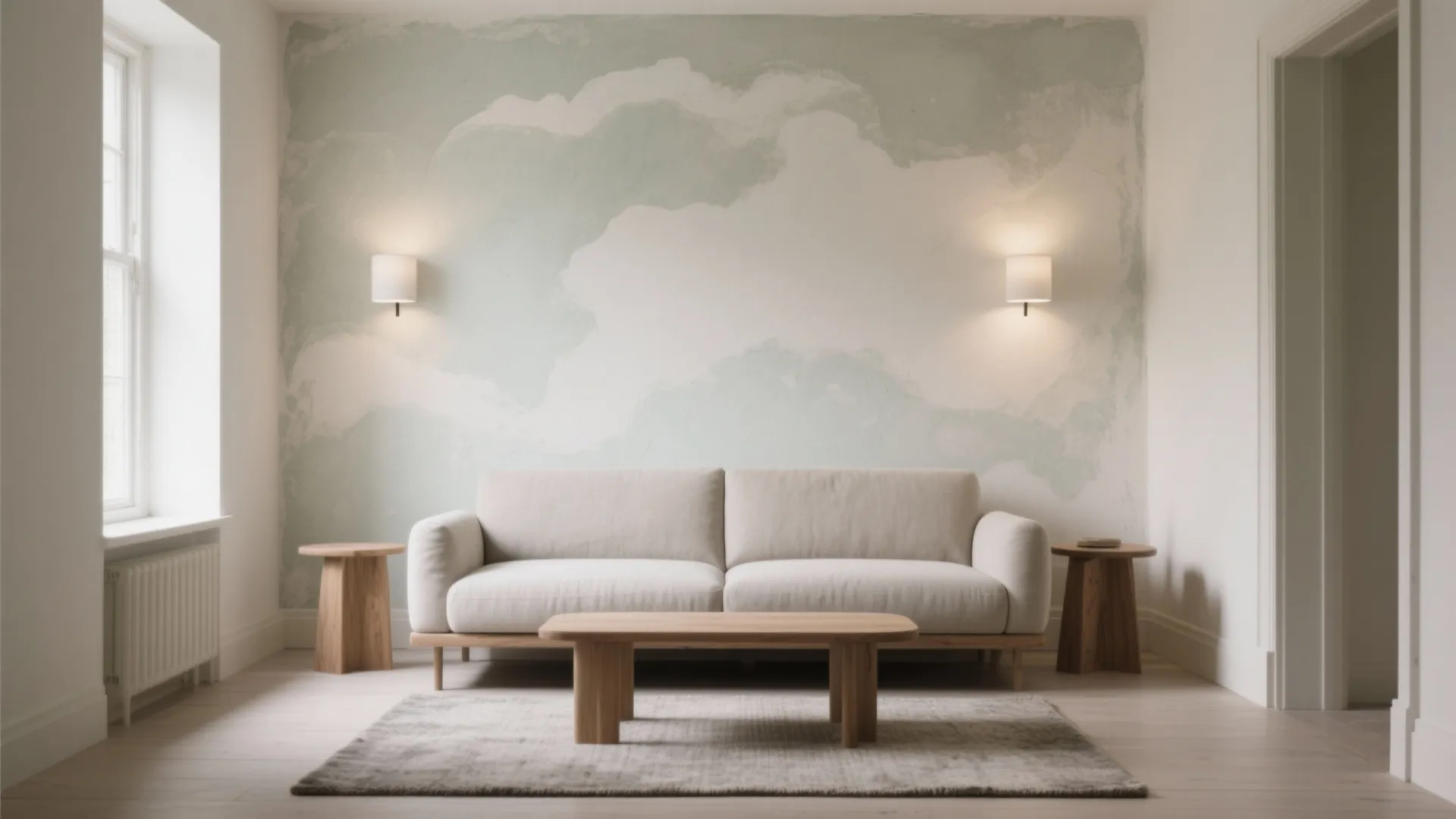 Textured Plaster and Limewash Accent Walls