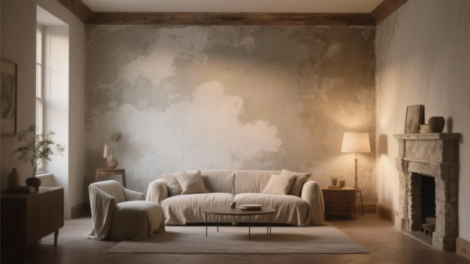 Textured Limewash and Plaster Walls