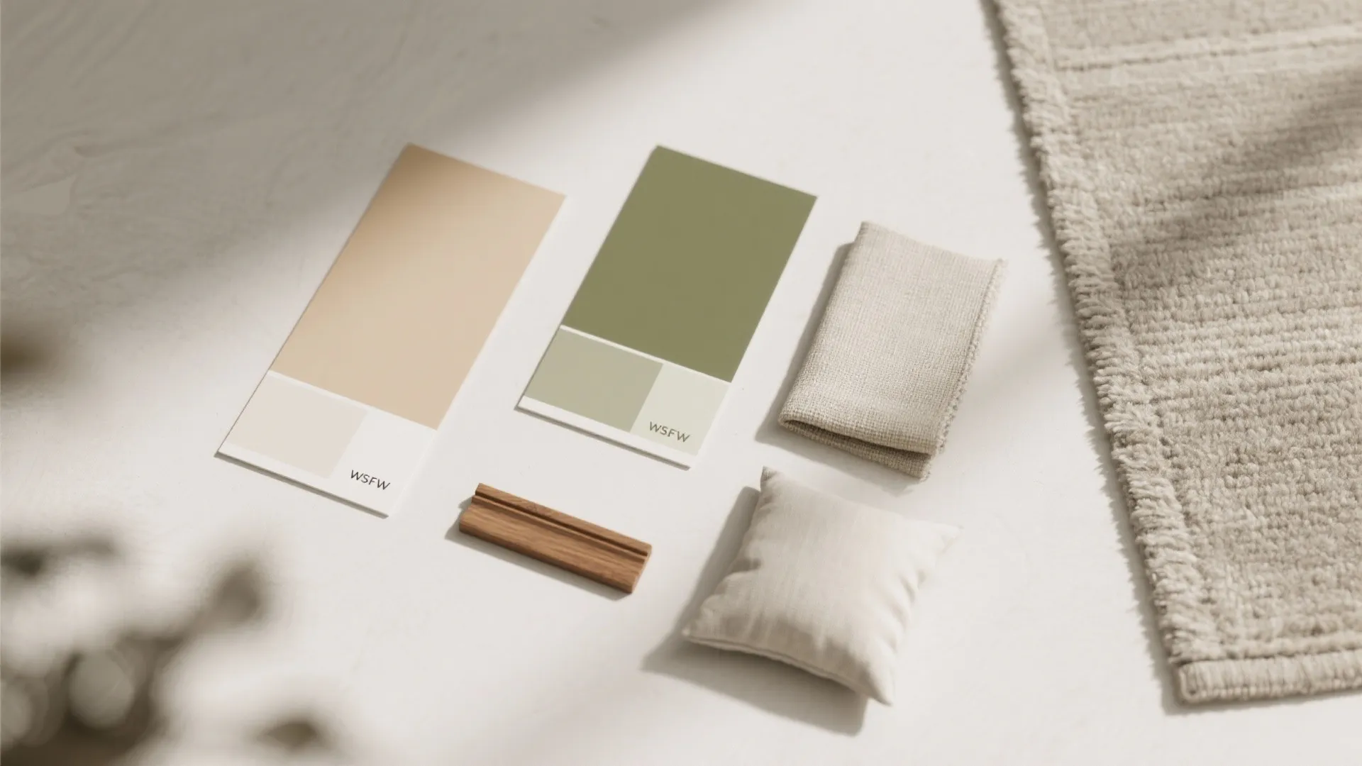 2. A calming, limited color palette