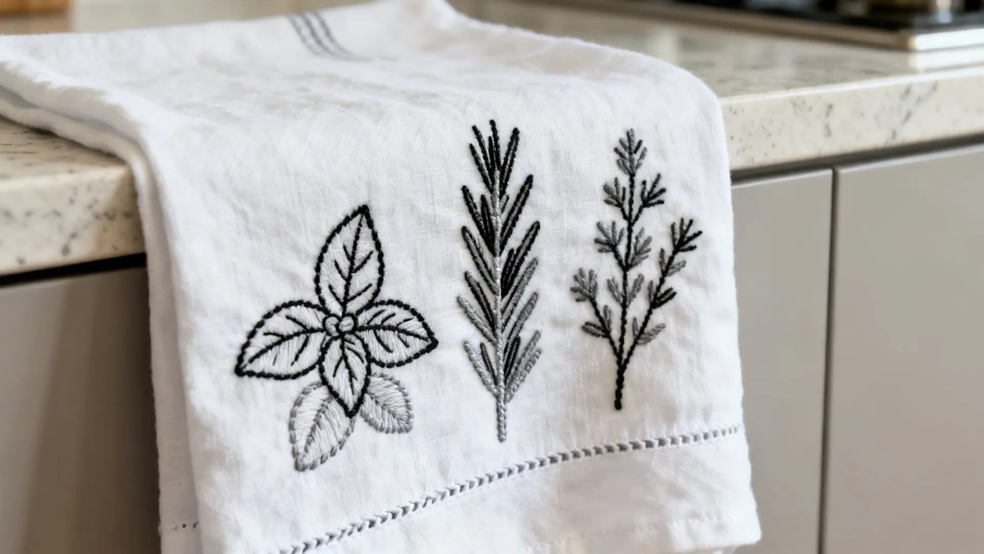 1) Modern Line Art Herbs