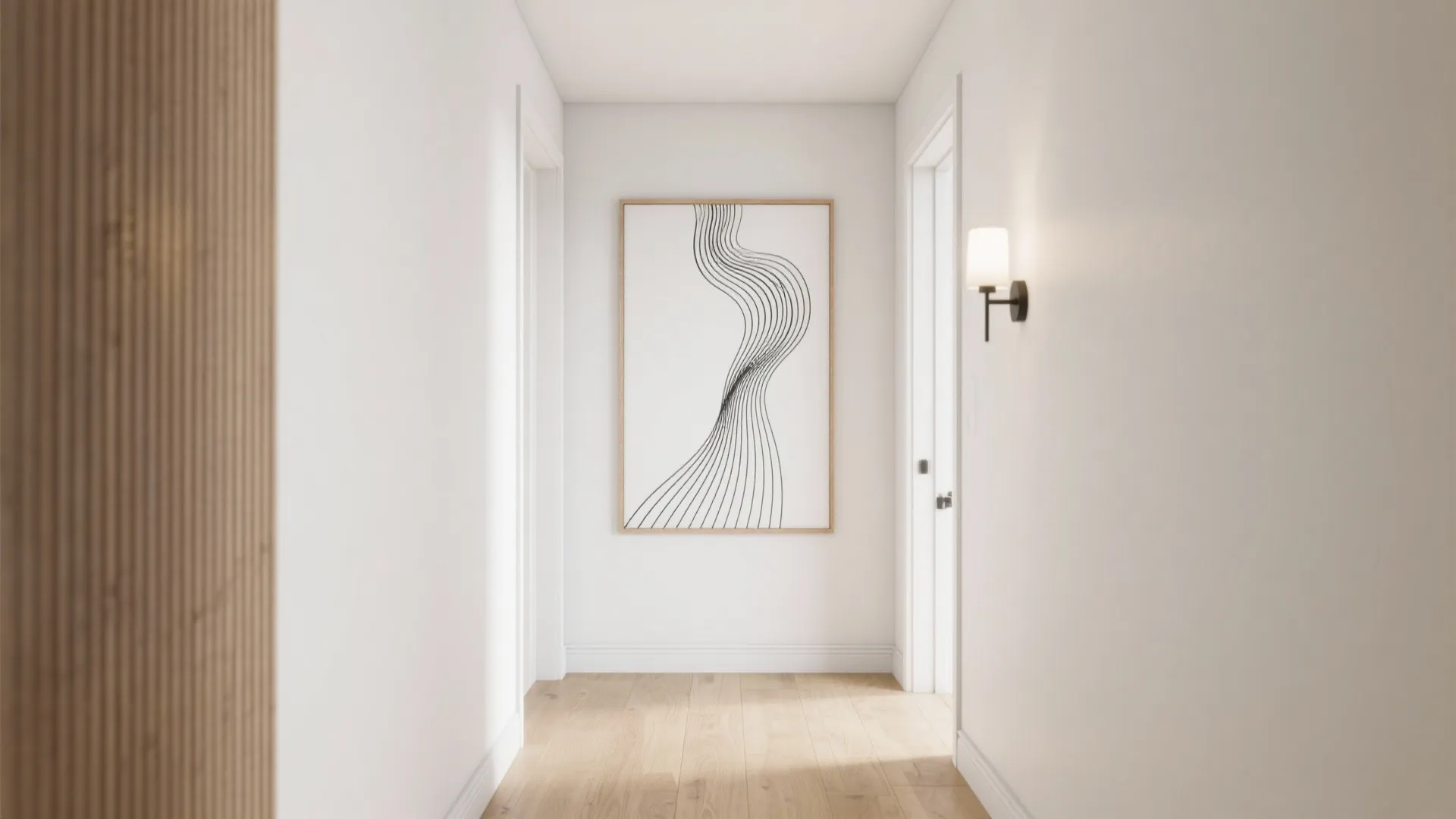 Monochrome Line Art Paneling: Minimalist, Graphic, Photo-Friendly