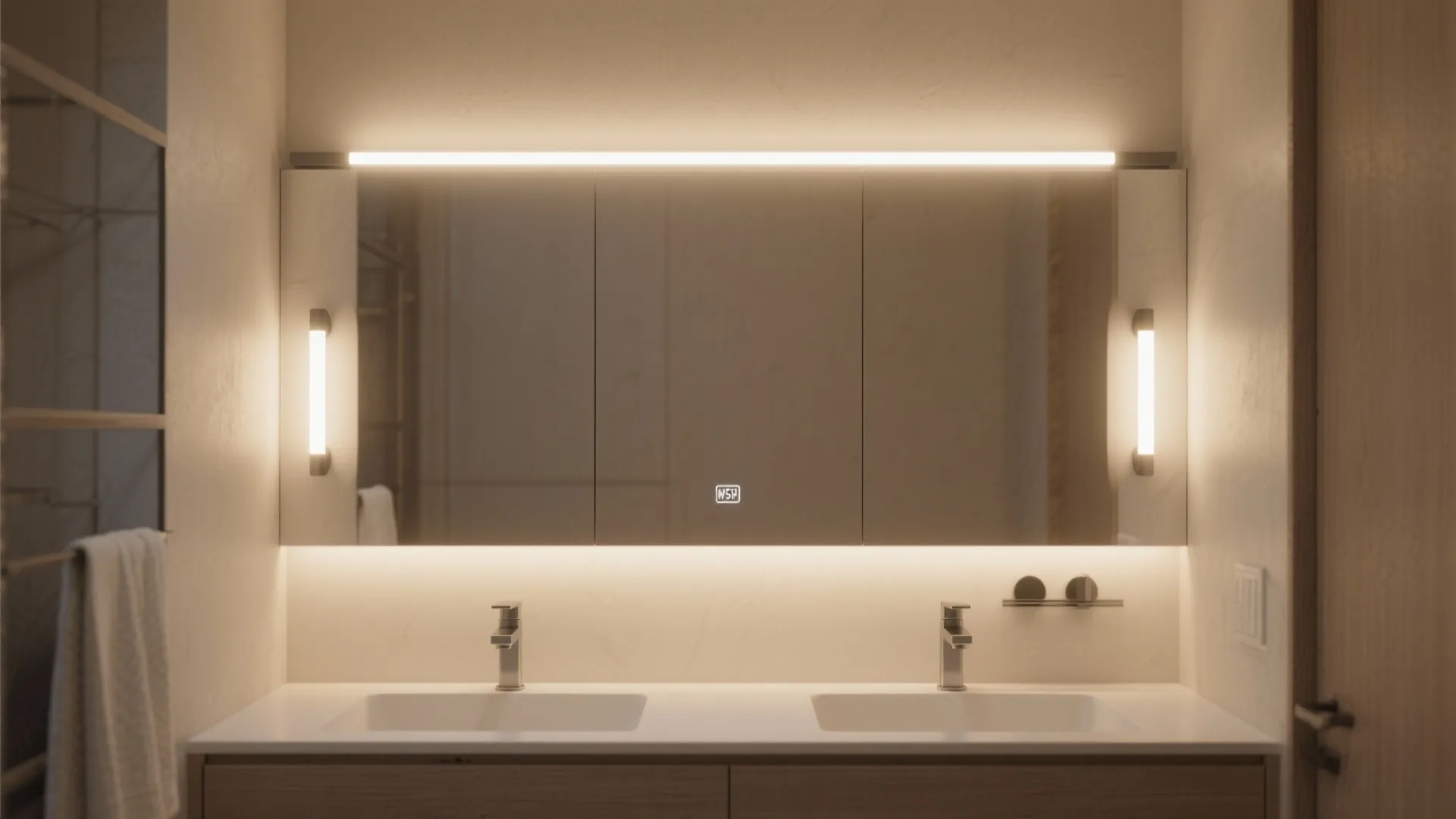 3. Linear Bar with Two Side Accents