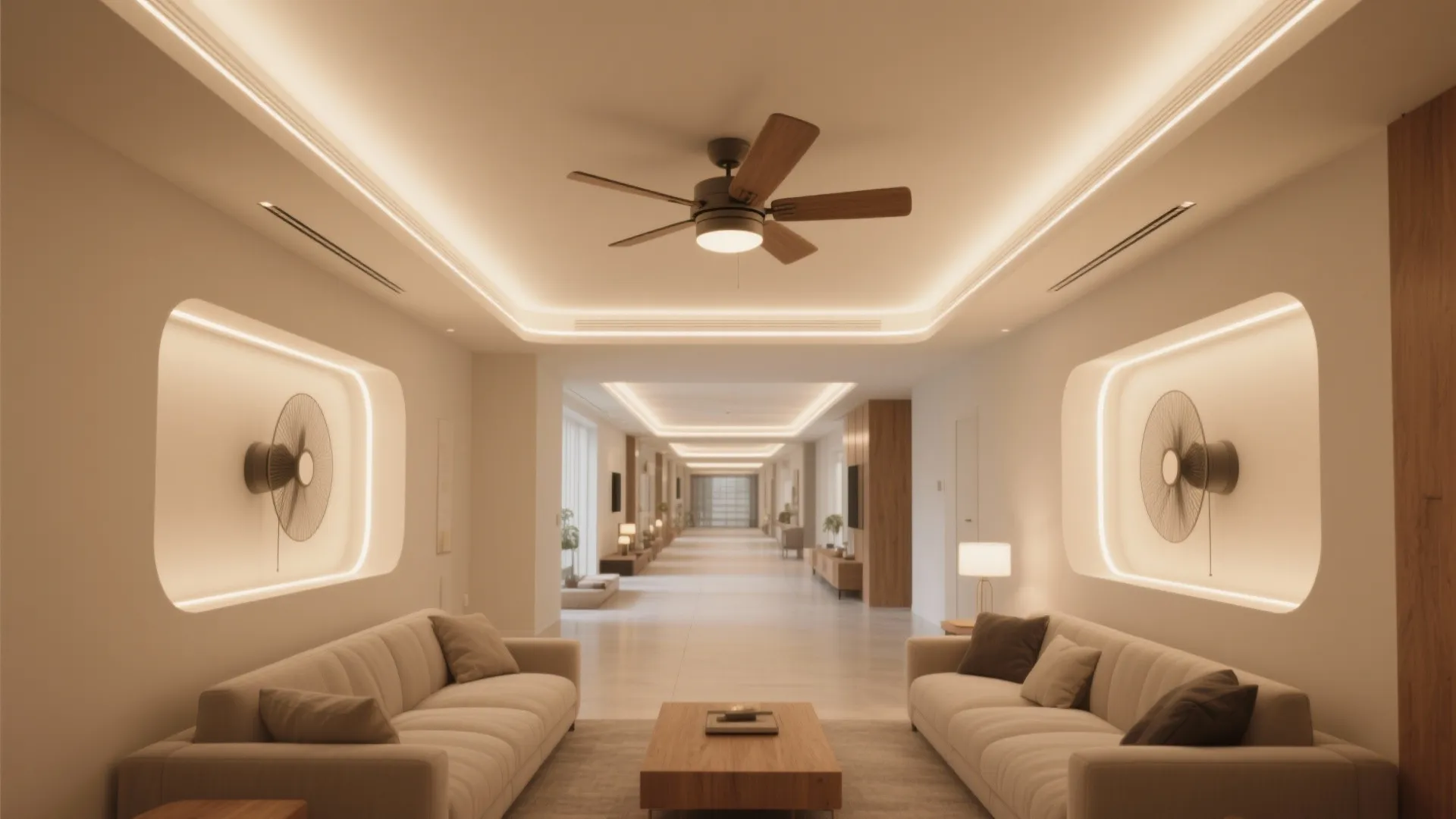 Linear Cove POP with Dual Fan Bays