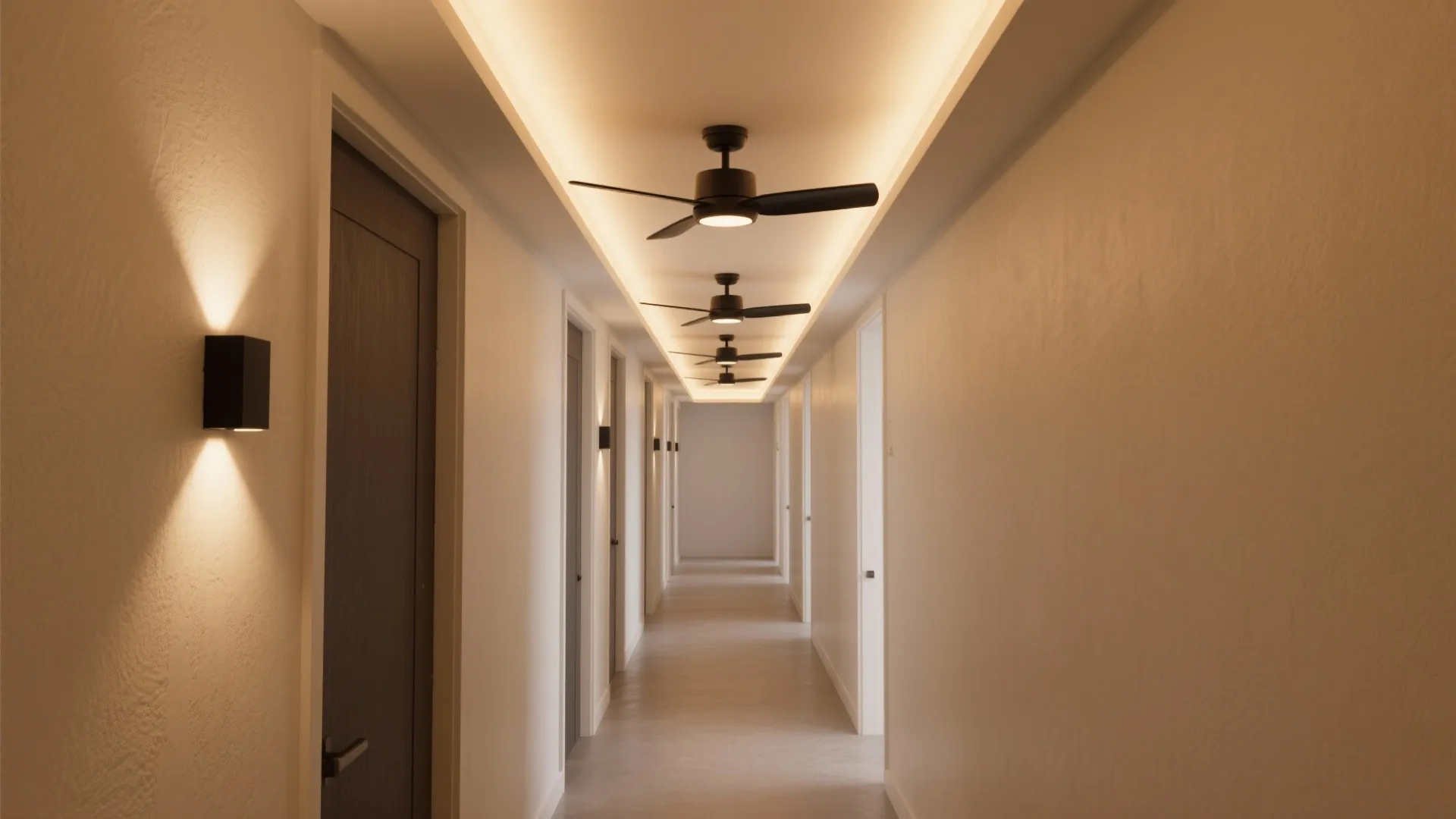 Linear Cove with Twin Fan Axis