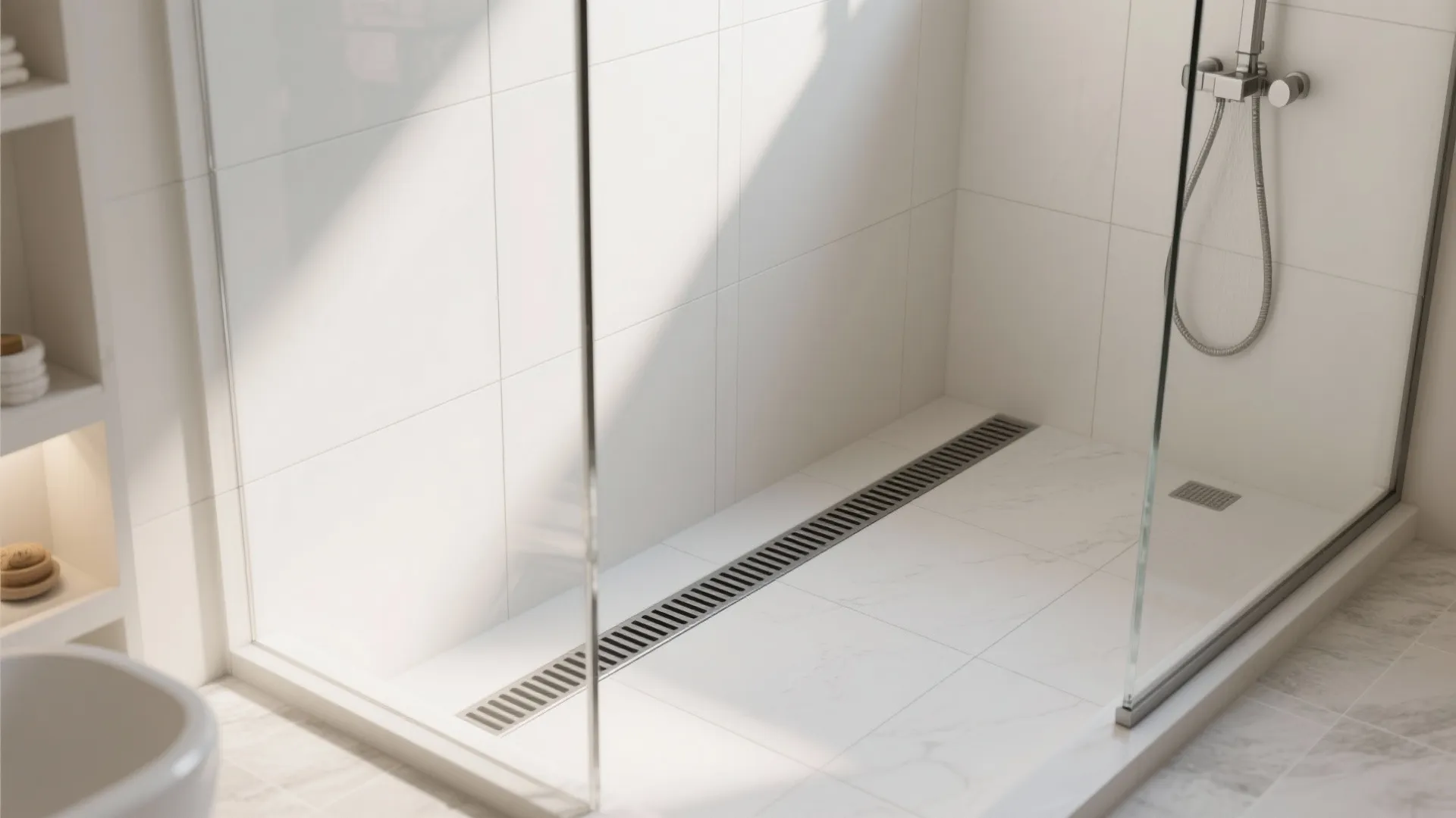 3) Linear Drains, Proper Slope, and Vent Clarity