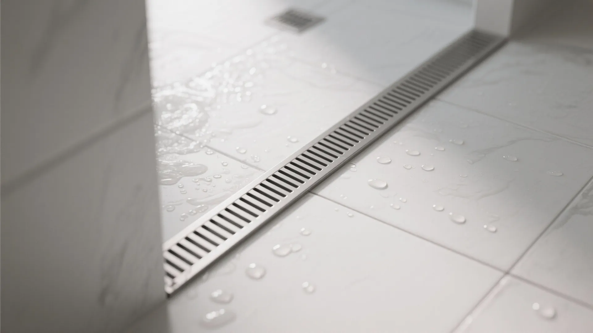 Walk-in shower with frameless glass