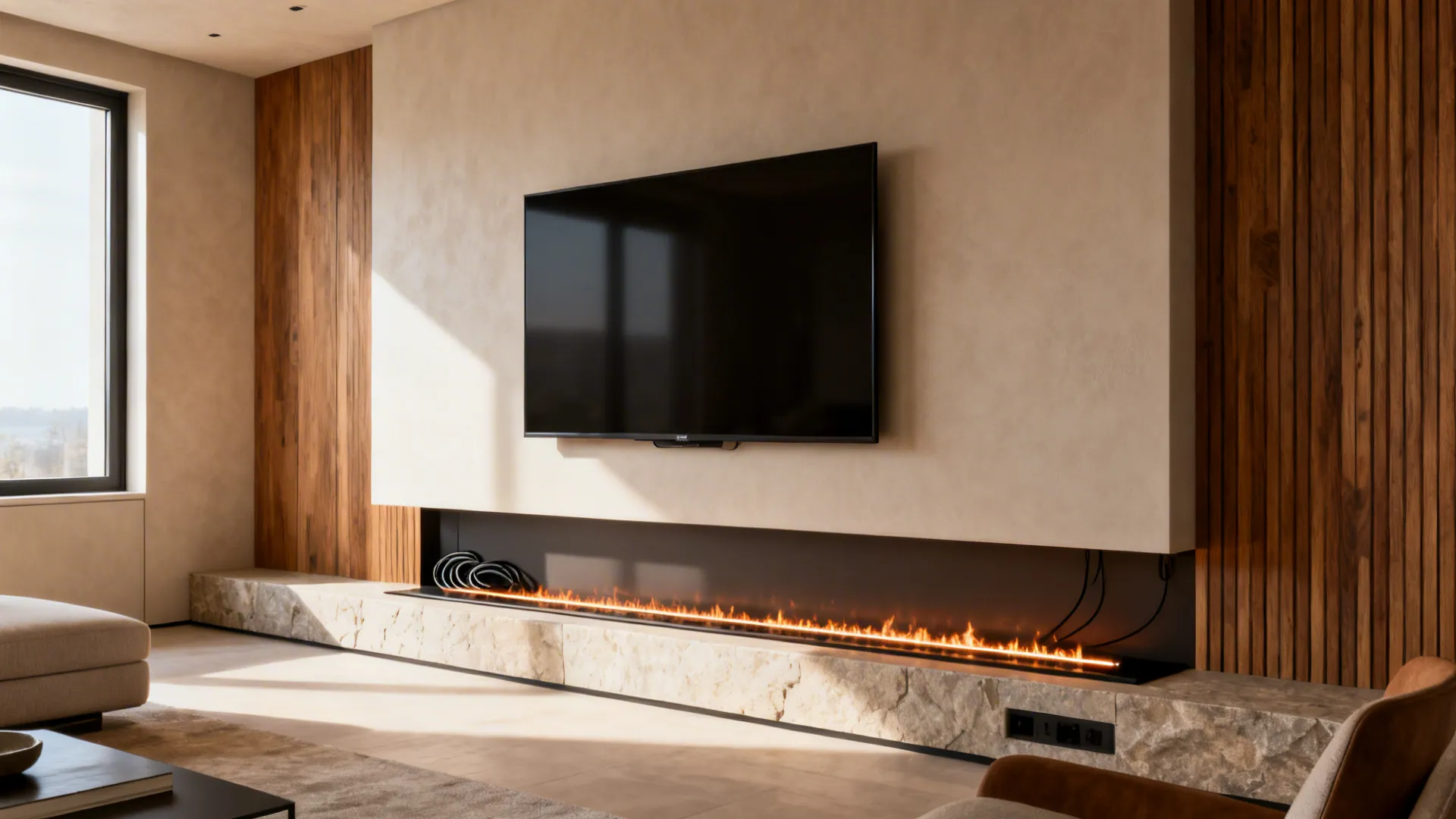 5 Electric Fireplace Ideas for Cozy Living Rooms: Small spaces, big warmth: creative electric fireplace layouts and design tips