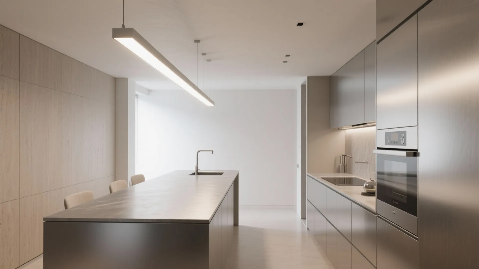 Tip 2: Linear Fixtures for a Clean Look