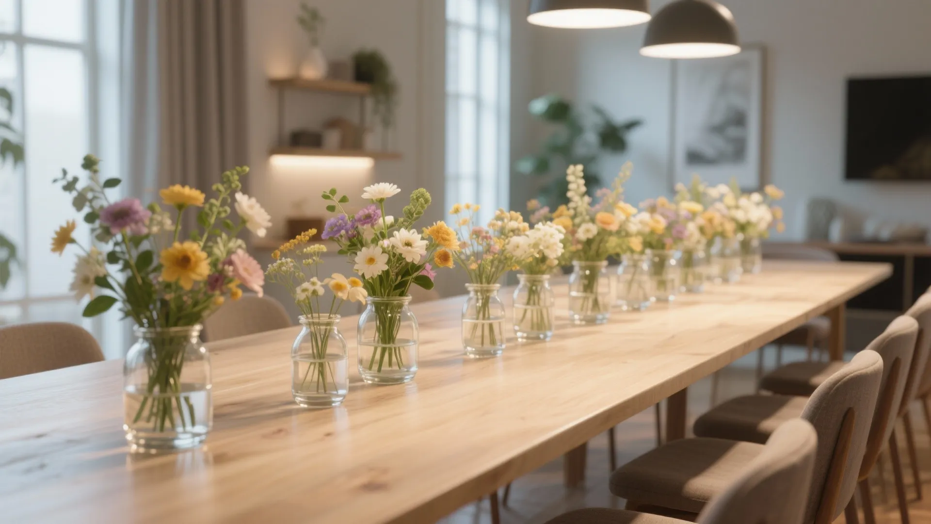 1. The Linear Floral Runway