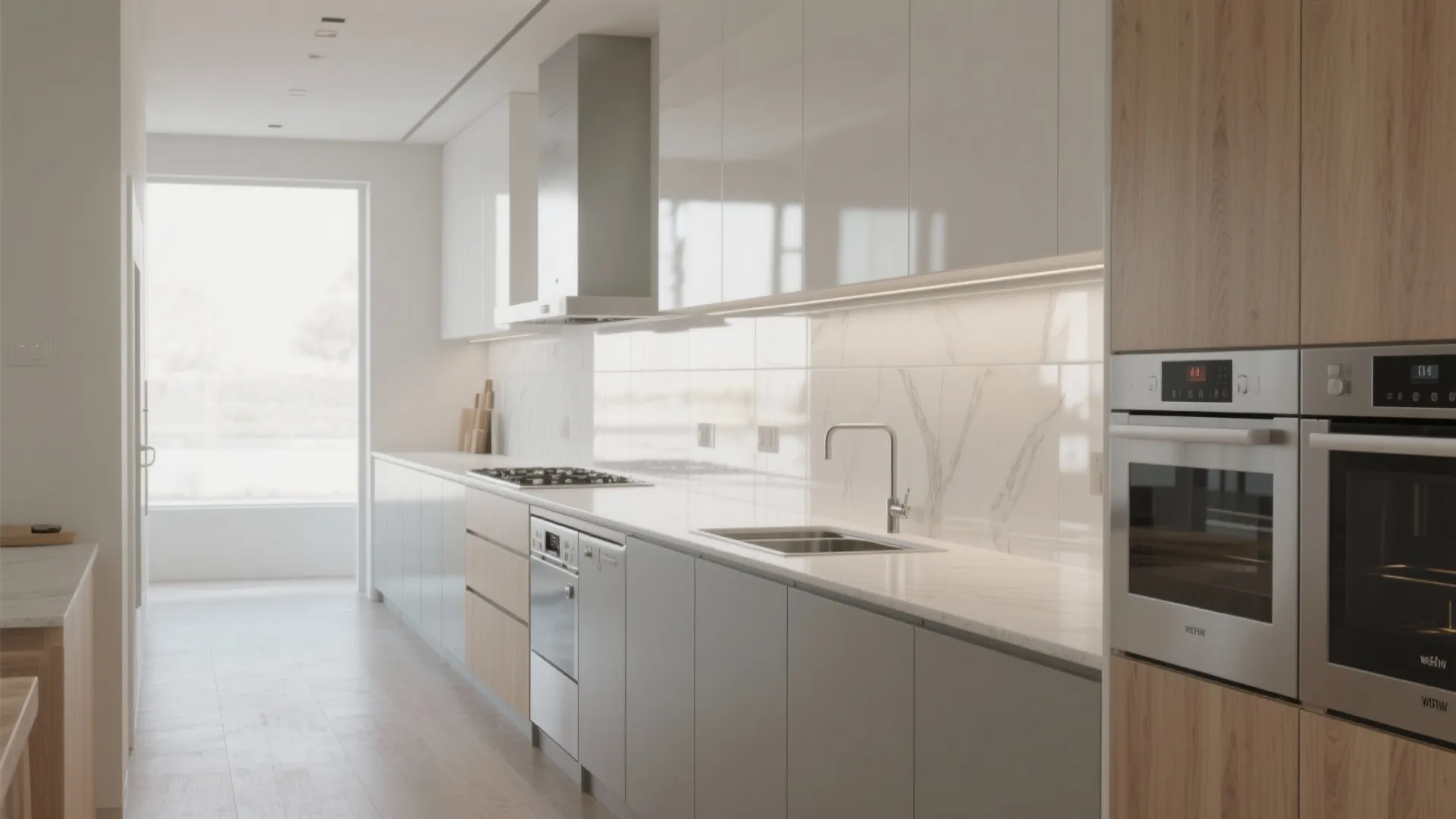 3. The Linear Galley, Reimagined: One wall that does it all