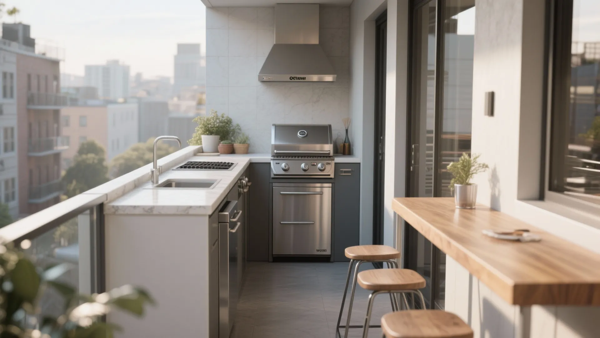 1. Linear Galley Counter