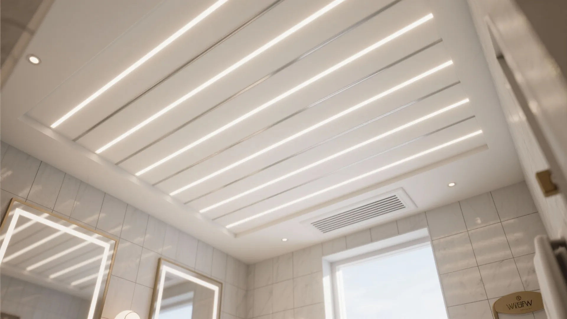 Linear Grid with LED Grooves