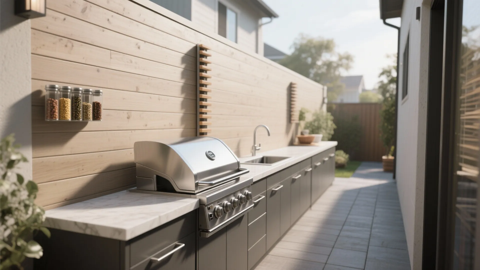 Outdoor Kitchen Small Space: 5 Clever Ideas: Compact outdoor kitchen ideas and layouts to make tiny spaces feel like full chef’s territory