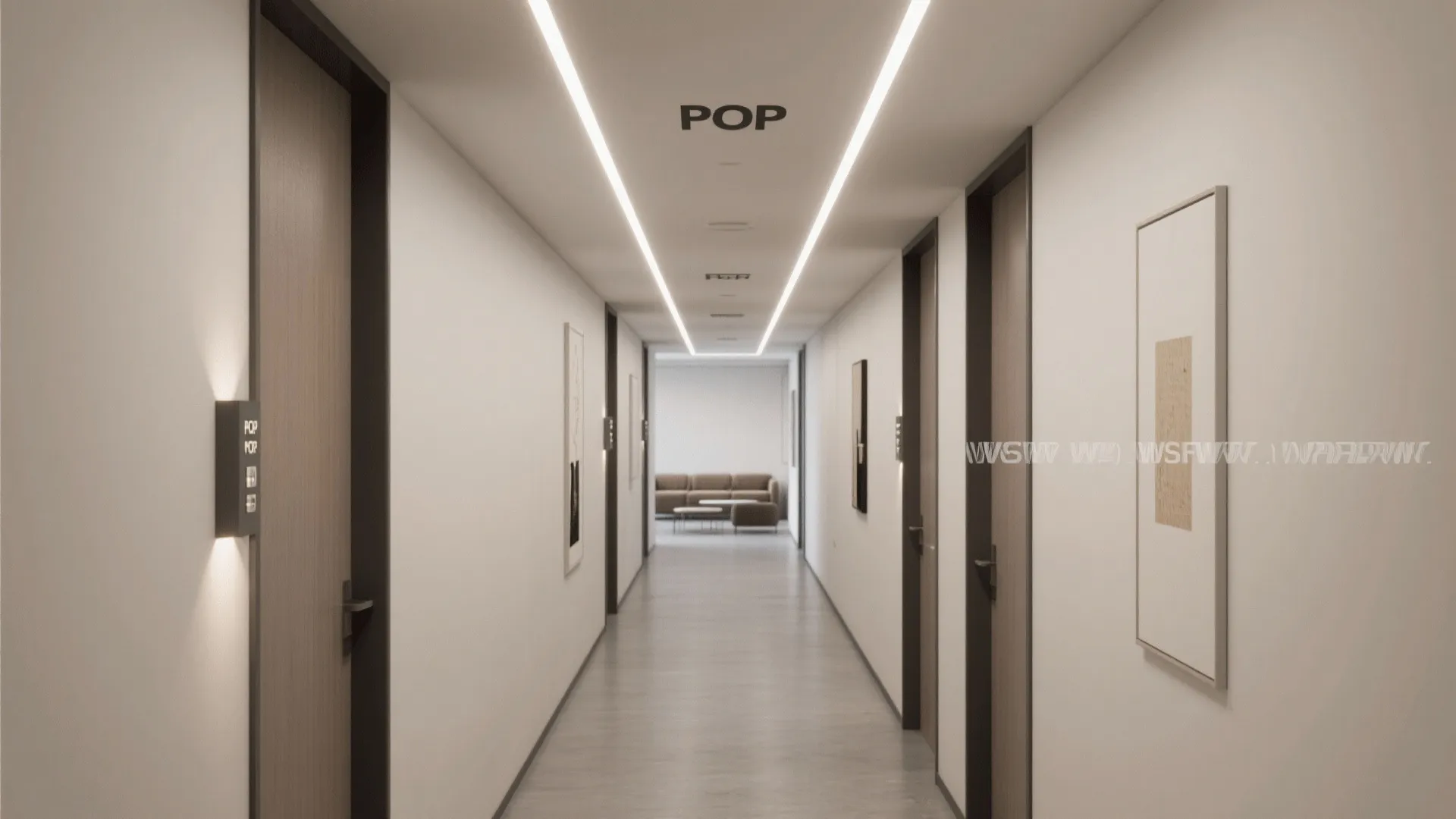 3) Linear Light Grooves for Long Narrow Halls