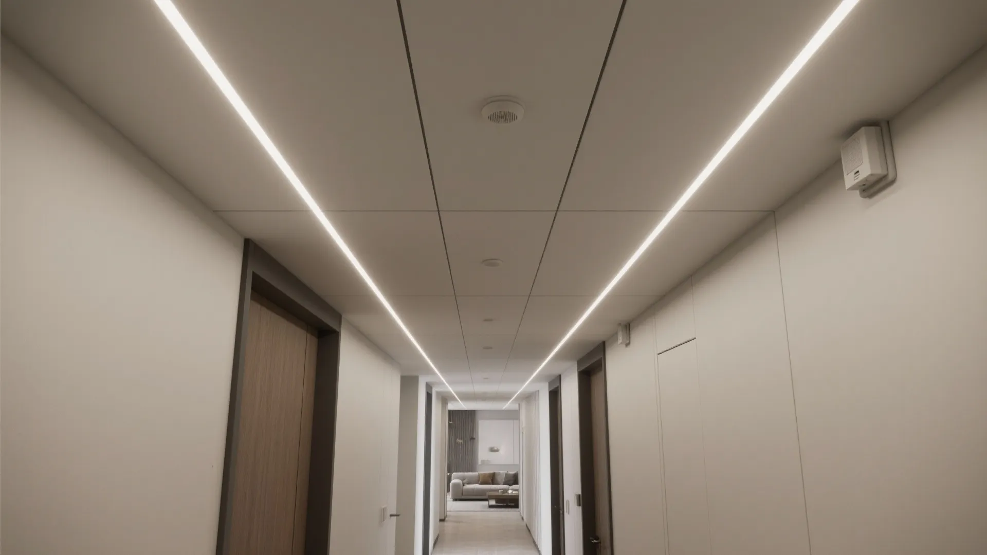 3) Linear Light Grooves for Long Narrow Halls