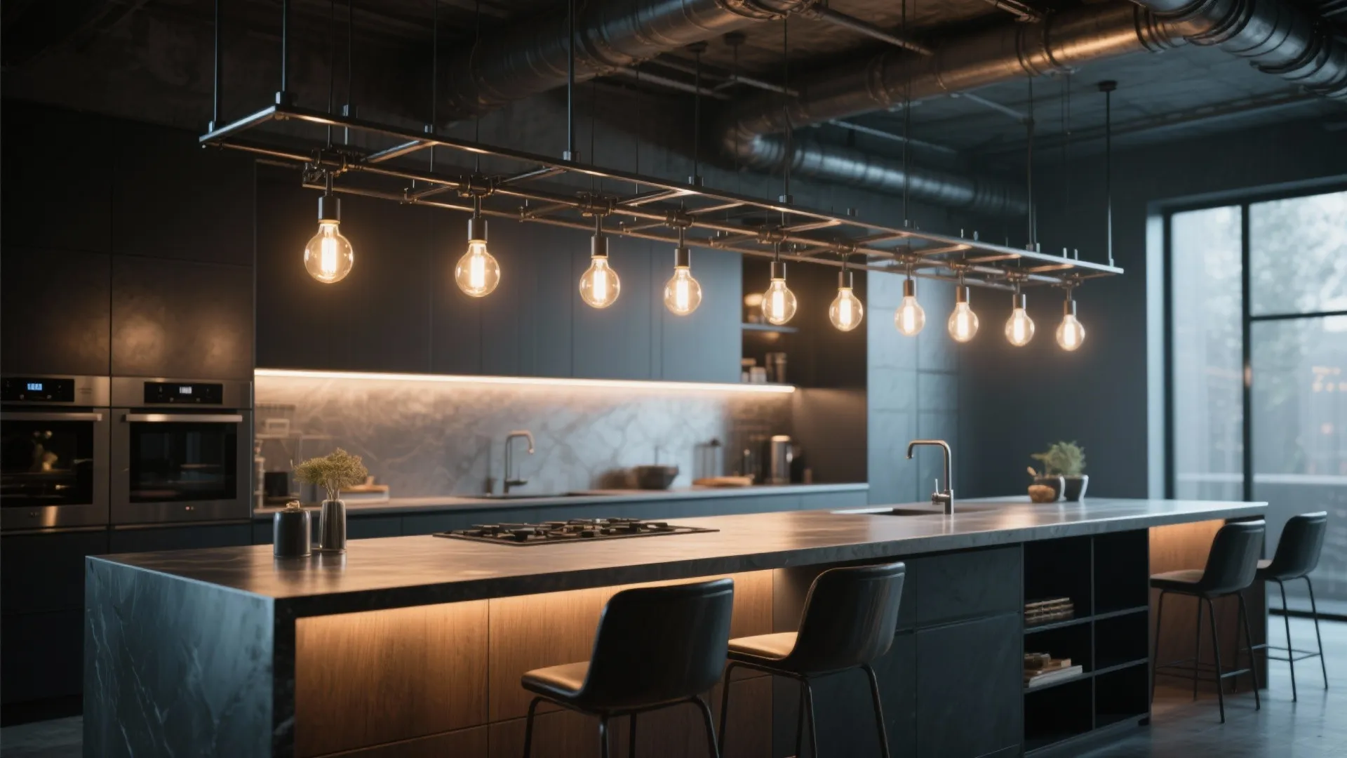 4. Linear Industrial Lights