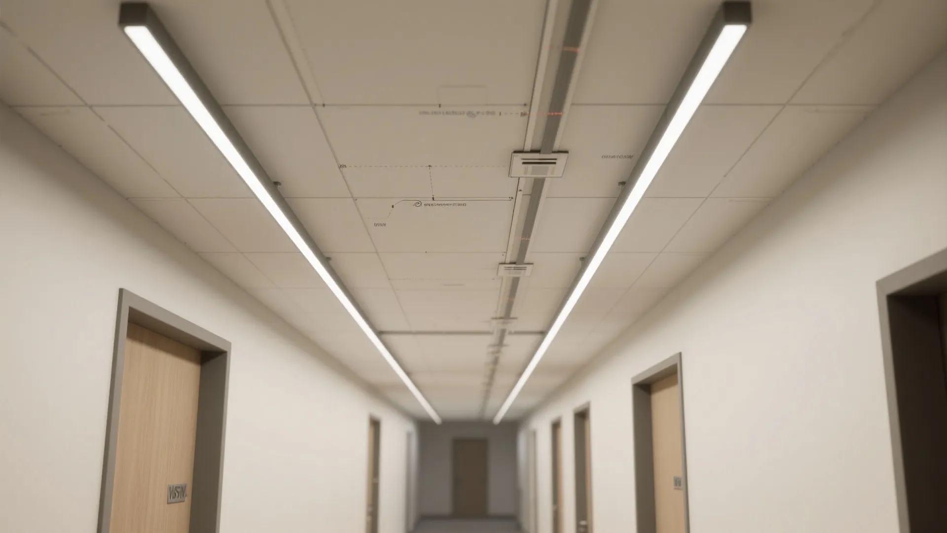 Statement Linear Lights as a Visual Runway