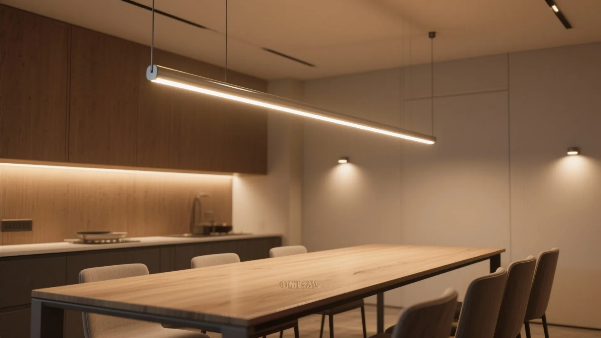 3. Slim Linear or Track Lighting