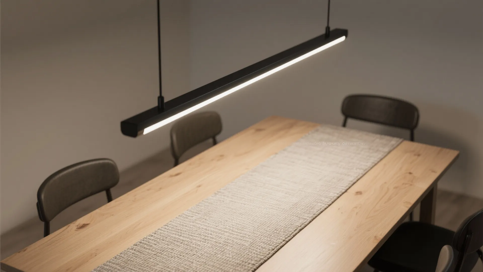 1. Linear LED Suspension for Minimalist Spaces