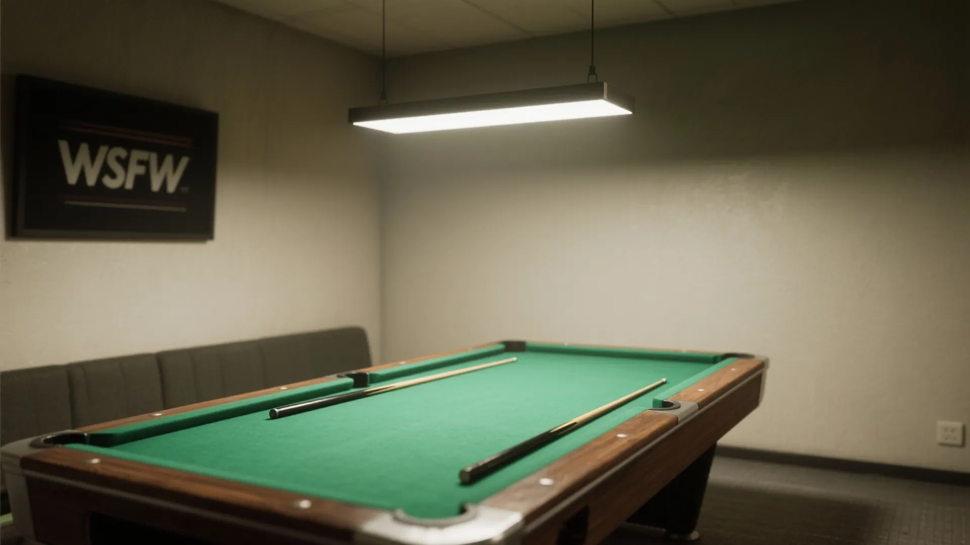 Lighting and sightlines that flatter shorter strokes