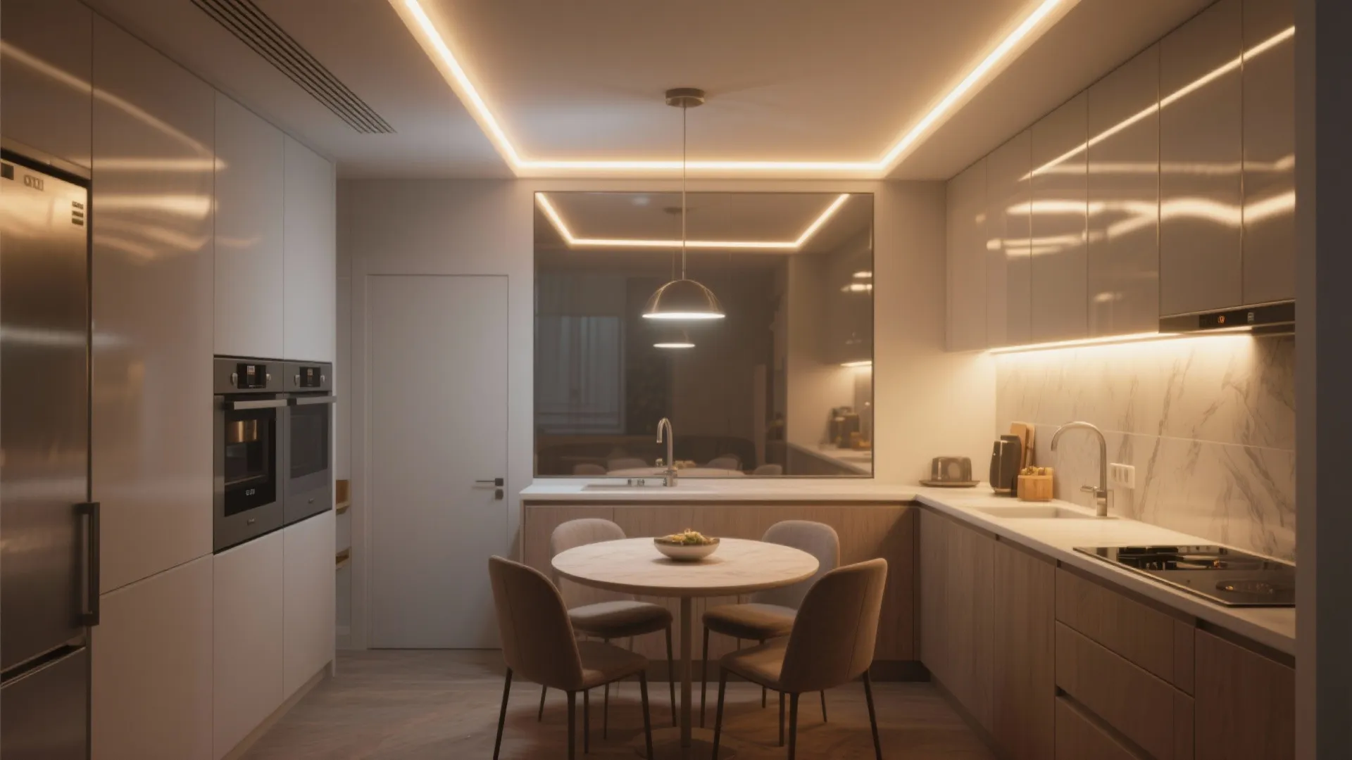 3. Linear Lighting and Reflective Surfaces