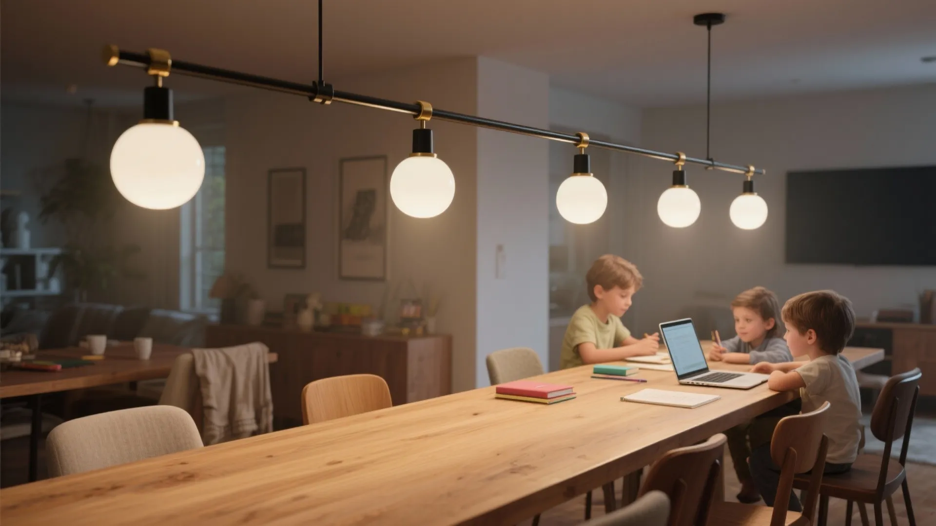 2. Linear Multi-Light Fixture