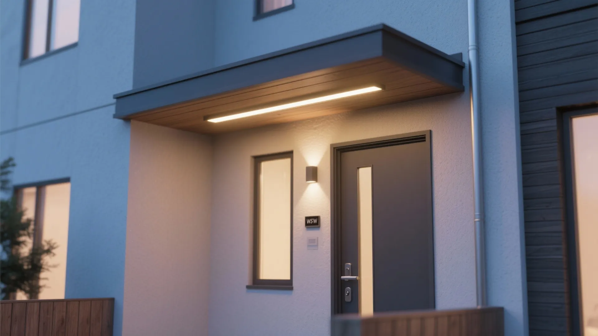 5. Slim Linear LED Overhang Light