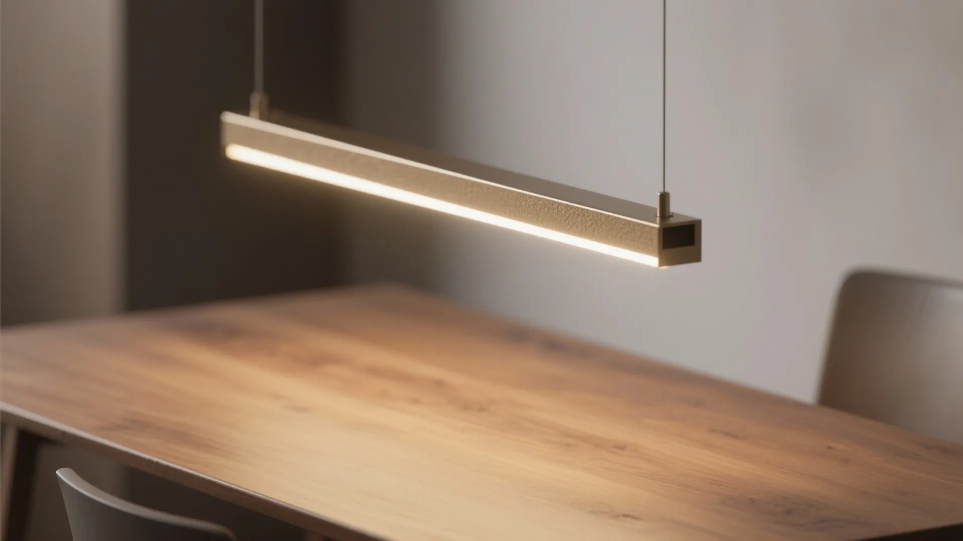 1. Slim Linear Pendant for Narrow Tables