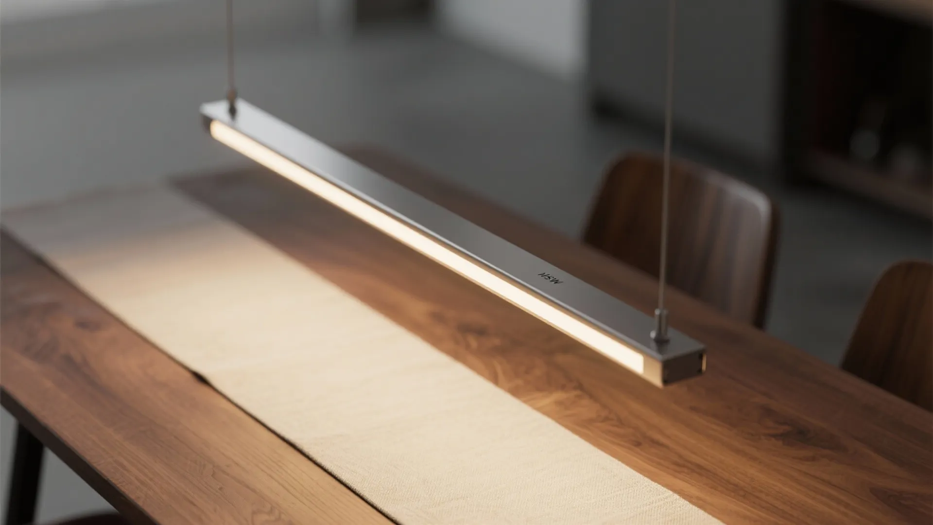 Slim Linear Pendants for Narrow Tables