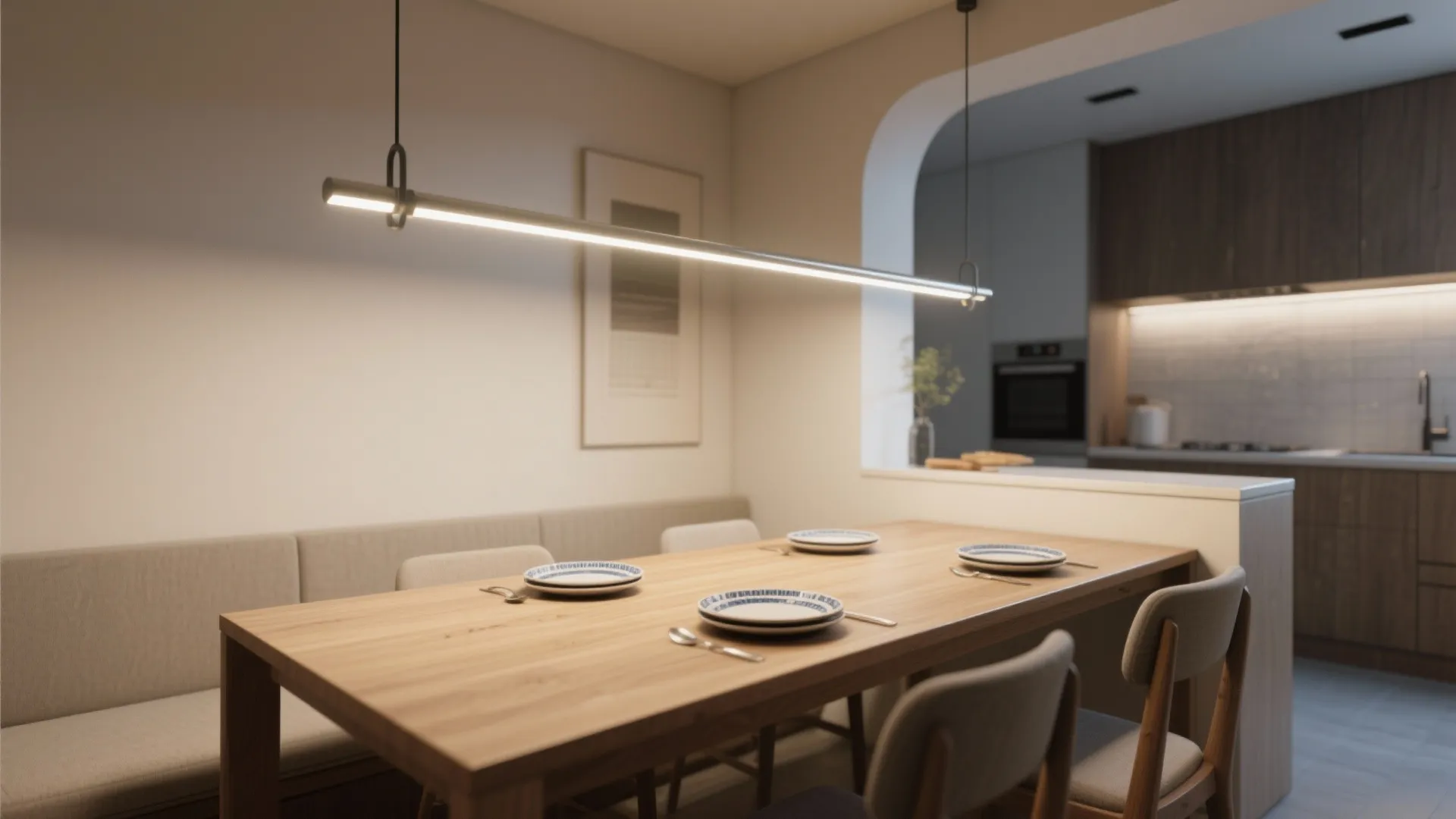 3. Linear Pendant for Long Tables