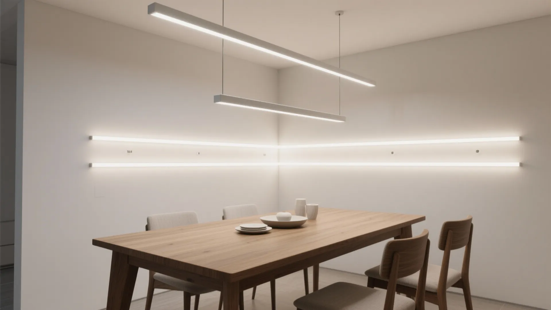 POP Ceiling with Hidden Linear Lights