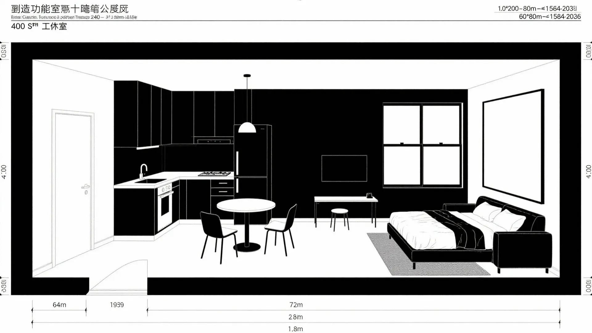 Linear Rail Studio: Wall-to-Wall Efficiency