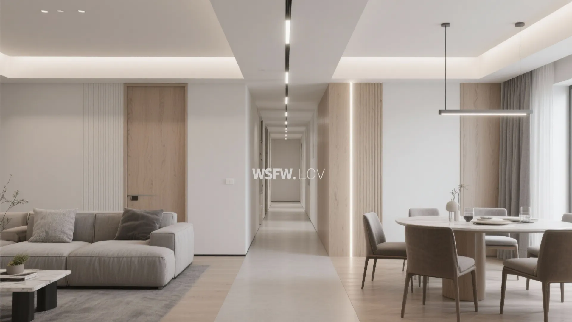 2) Linear Rib + Negative Slot for Zoning