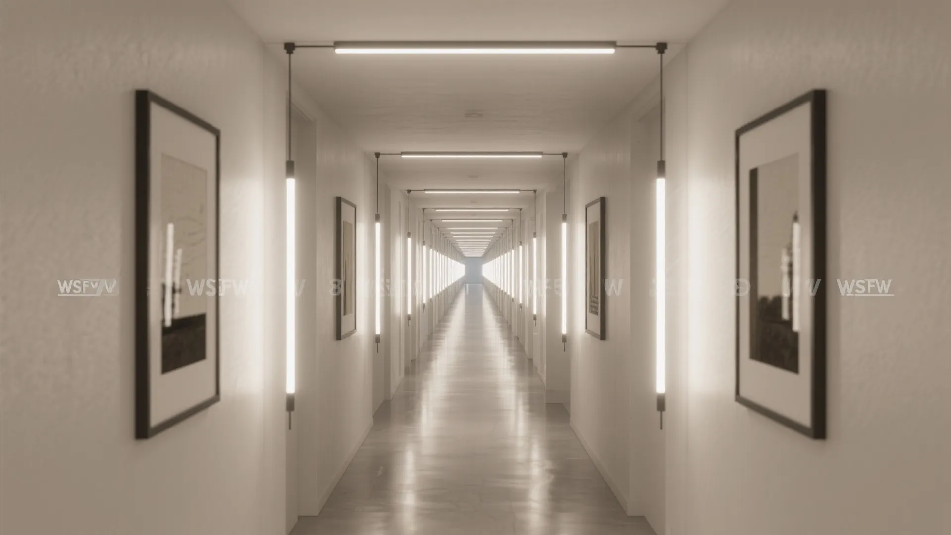 Statement Linear Lights as a Visual Runway