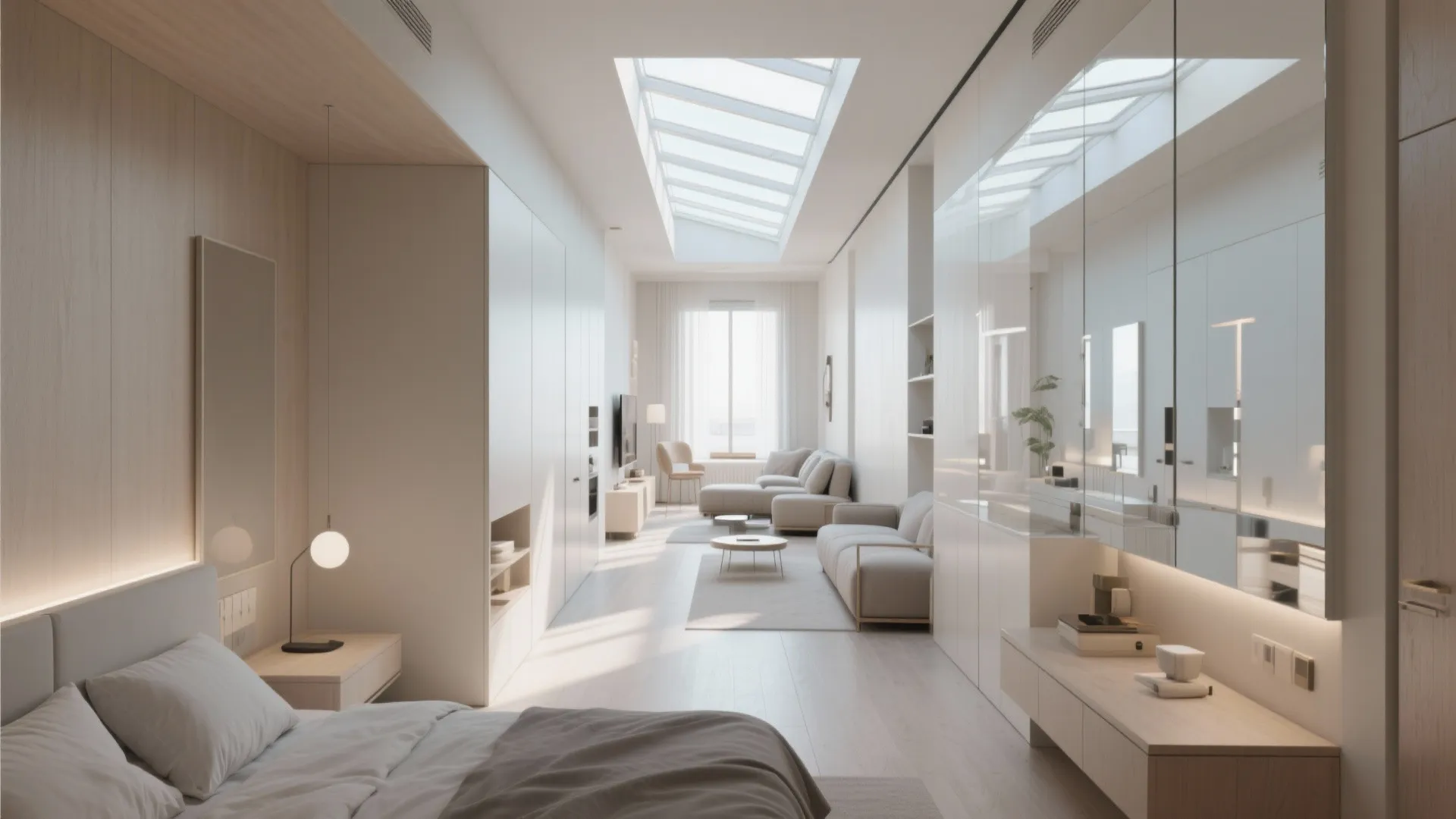 2. Linear layout with split bedrooms