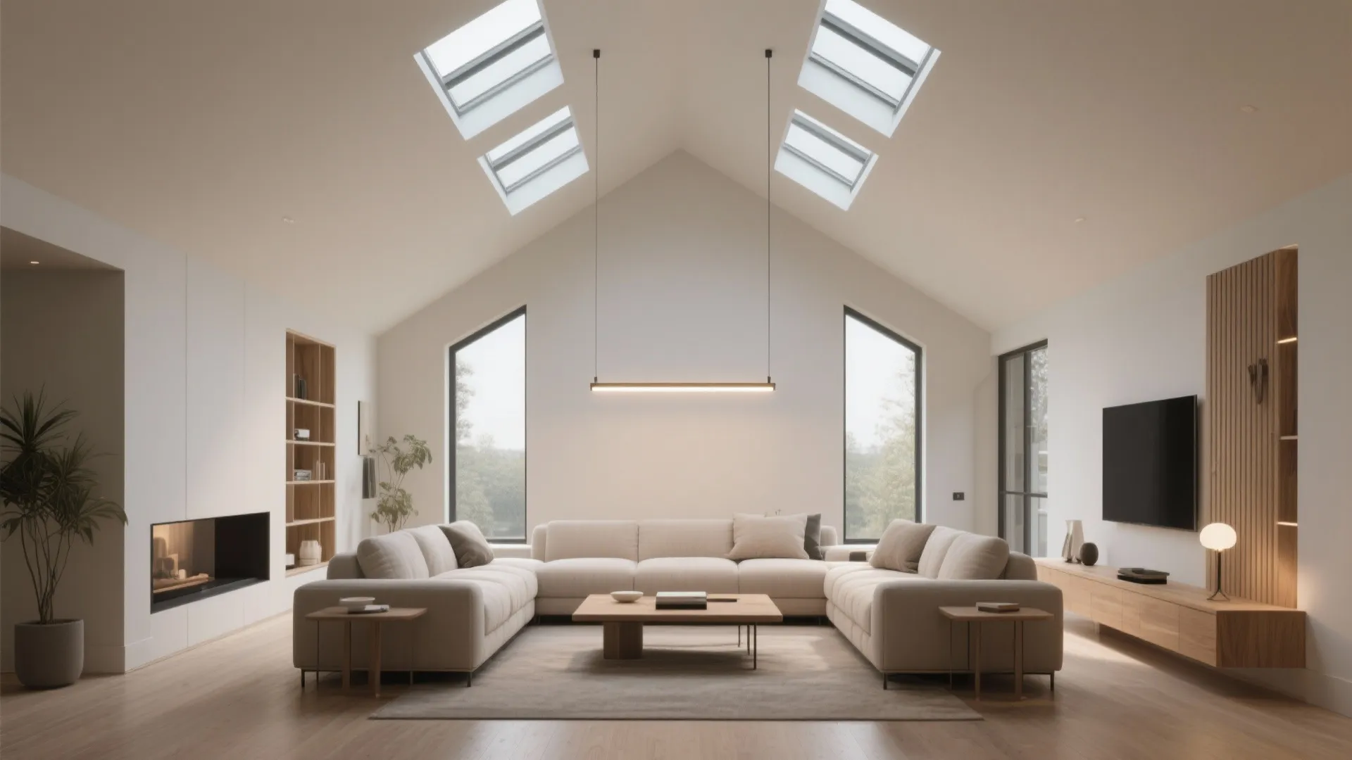 2. Linear Suspended Fixtures