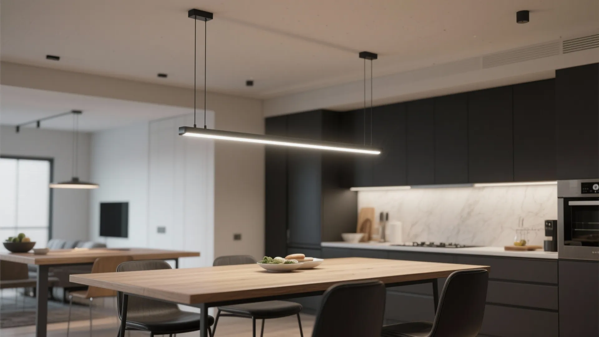 4. Statement linear suspension for rectangular tables