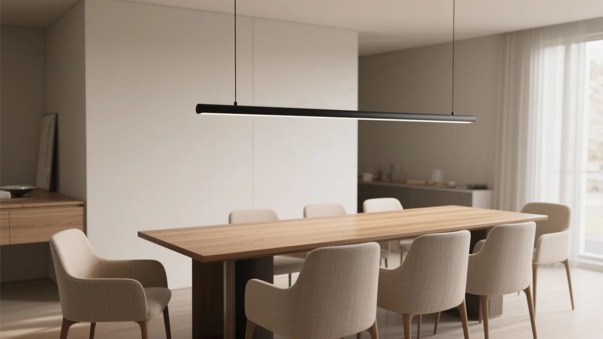 Tip 2: Linear Suspension Lamps