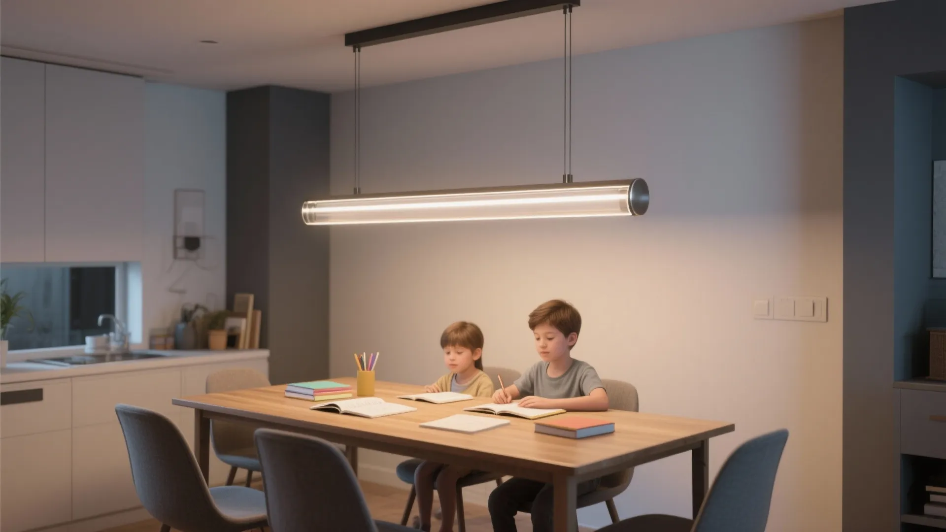 3. Linear Suspension Lamp