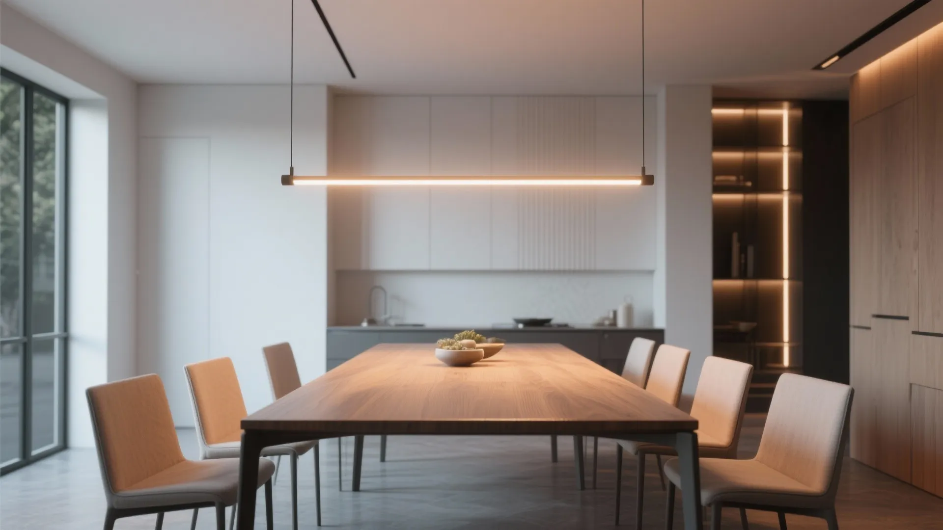 3. Linear Suspension Lights