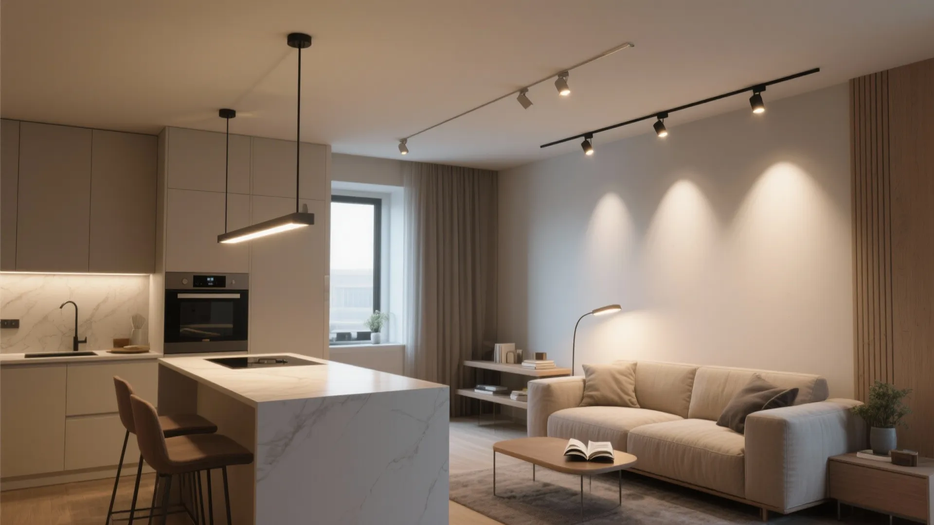 5. Multi-Function Linear Track for Flexible Lighting