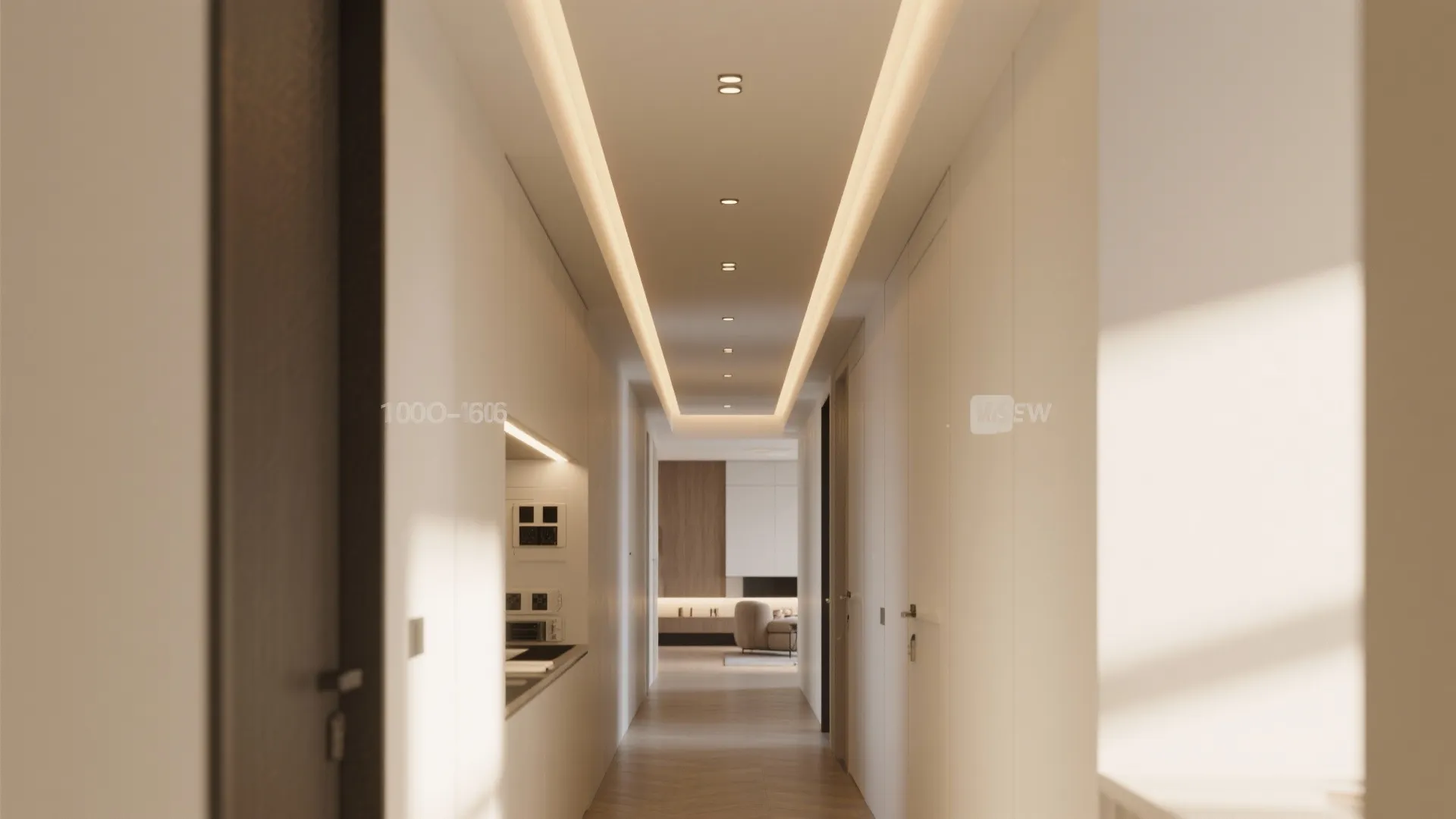 Integrated Linear Lights as Wayfinding